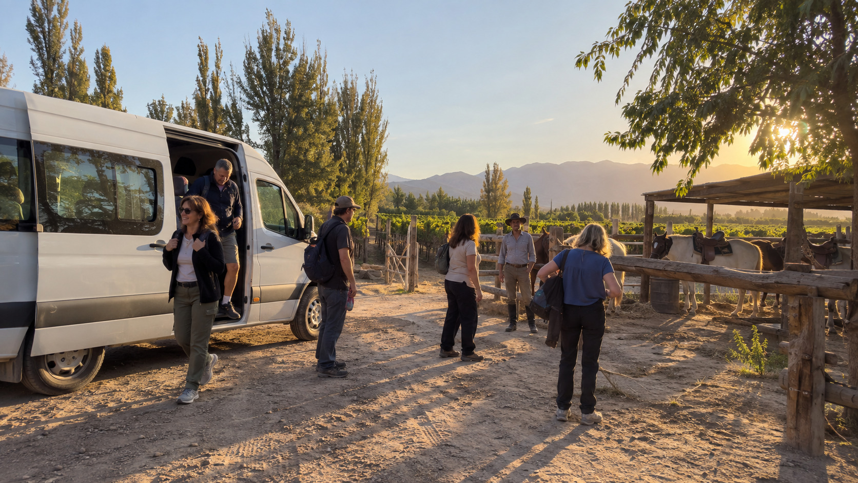 Cabalgata al atardecer en Lunlunta, Mendoza — asado criollo incluido — imagen 10