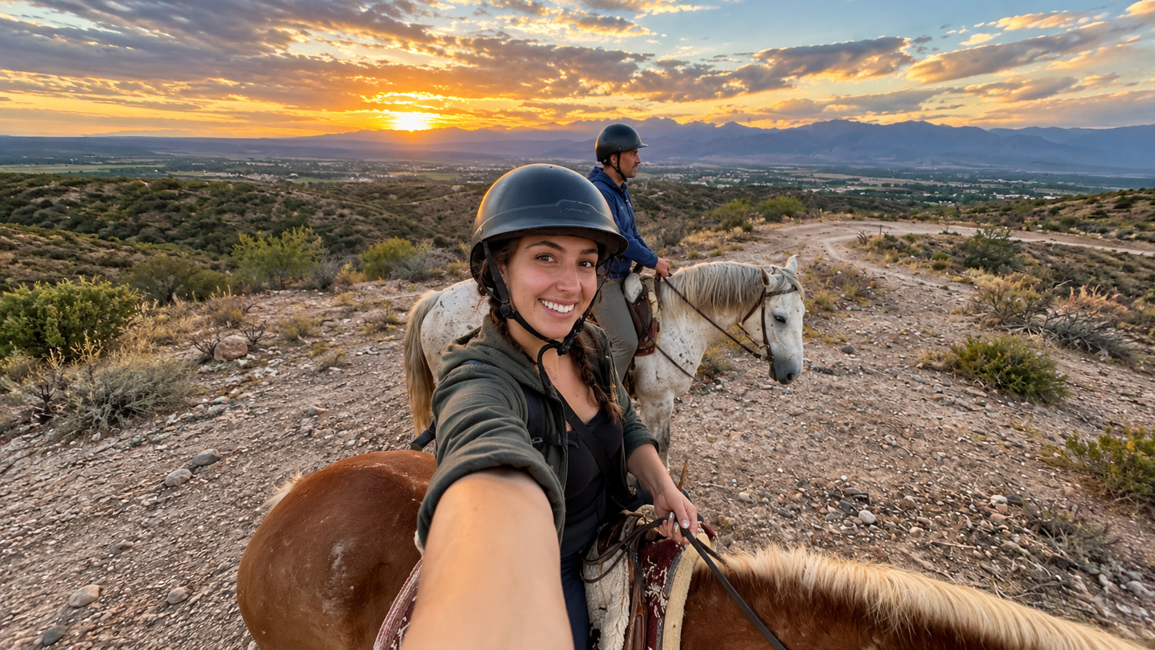 Cabalgata al atardecer en Lunlunta, Mendoza — asado criollo incluido — imagen 14