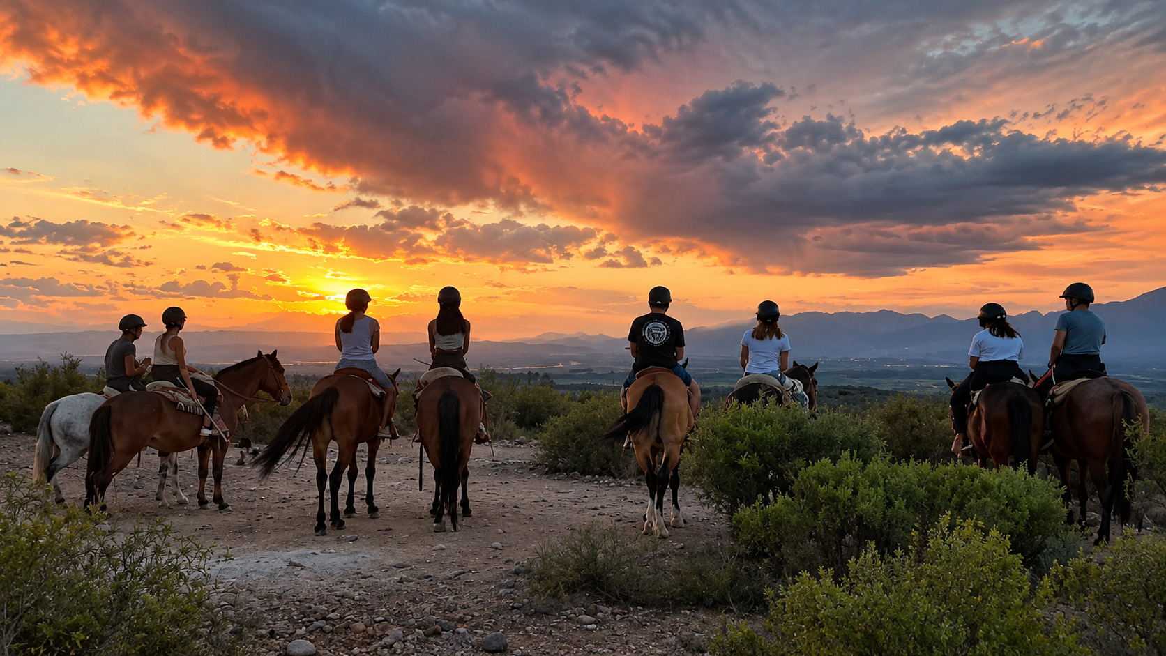 Cabalgata al atardecer en Lunlunta, Mendoza — asado criollo incluido — imagen 20