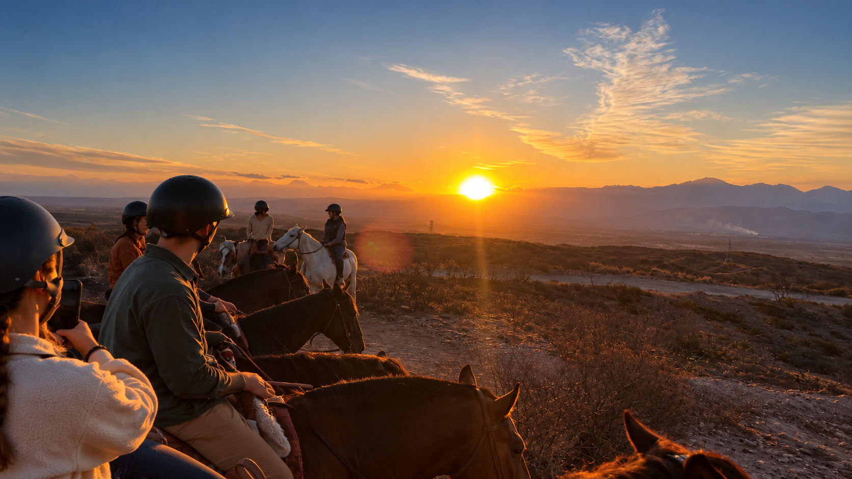 Cabalgata al atardecer en Lunlunta, Mendoza — asado criollo incluido — imagen 24