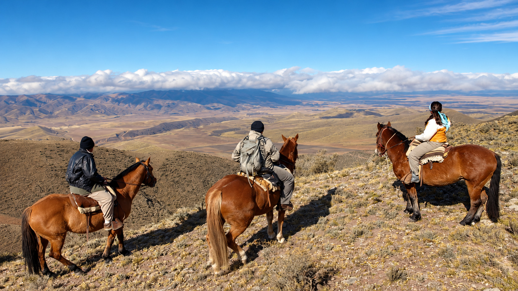 Cabalgata en Quebrada del Cóndor y Valle de Uco — almuerzo criollo — imagen 2
