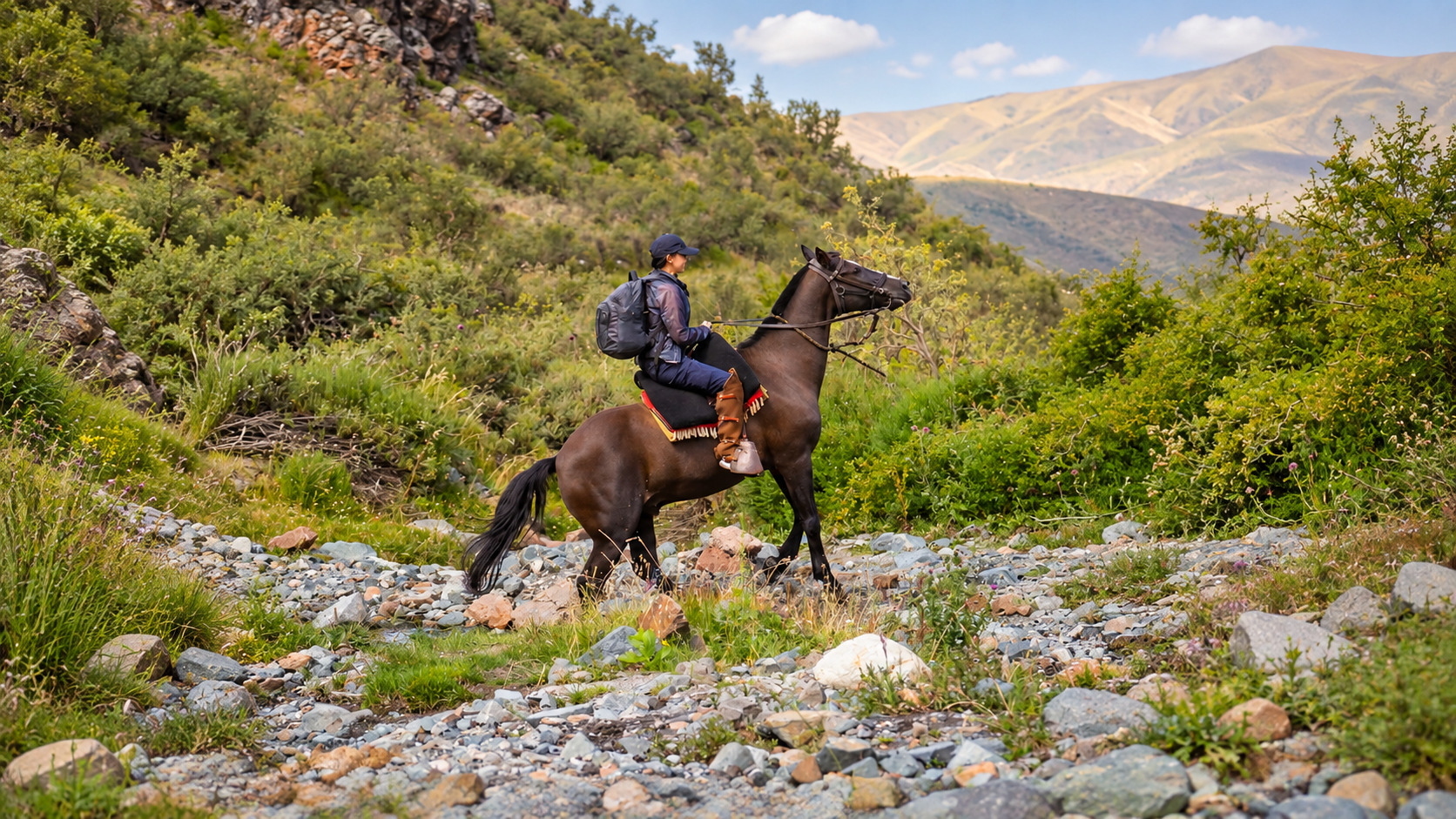 Cabalgata en Quebrada del Cóndor y Valle de Uco — almuerzo criollo — imagen 6