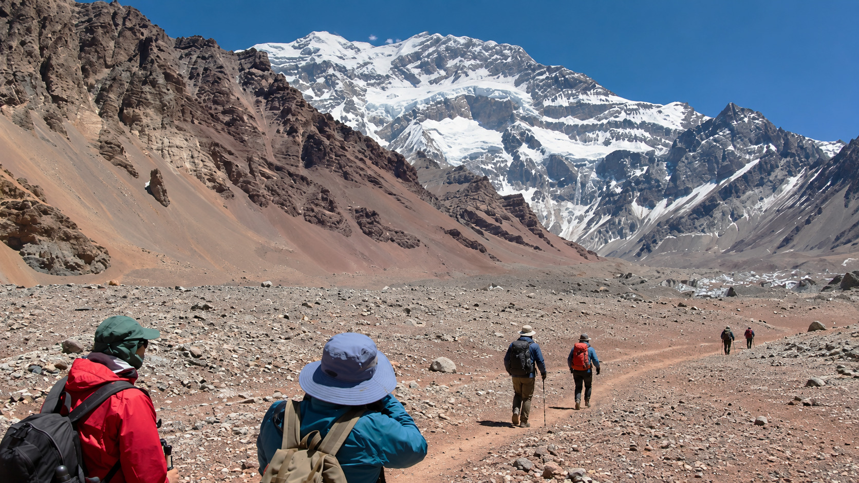 Trekking Aconcagua Full Day — Confluencia, campamento base a 3400 m — imagen 6