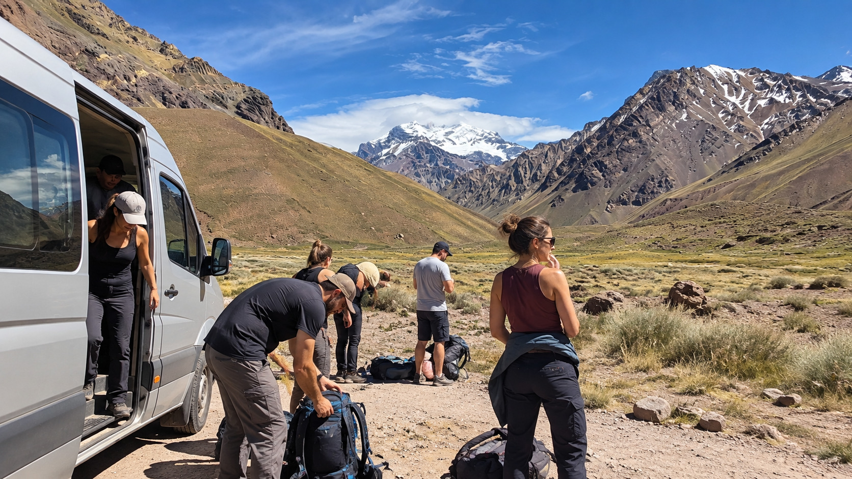 Trekking Aconcagua Full Day — Confluencia, campamento base a 3400 m — imagen 9