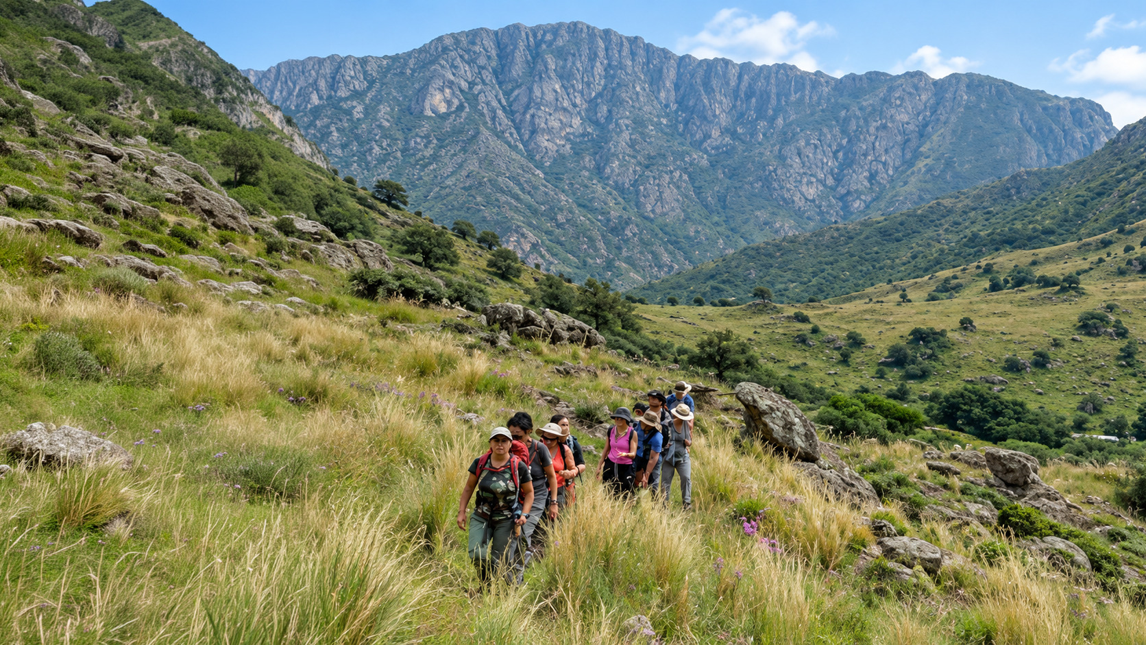 Trekking Cordón del Plata y Quebrada del Cóndor — almuerzo criollo — imagen 2