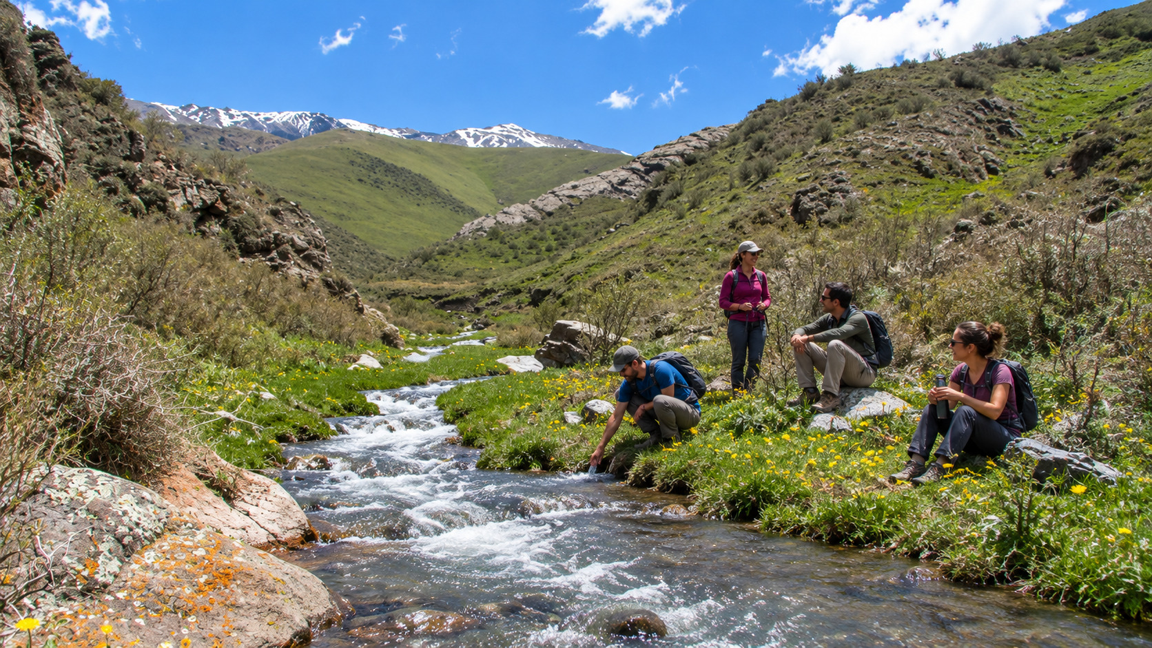 Trekking Cordón del Plata y Quebrada del Cóndor — almuerzo criollo — imagen 3