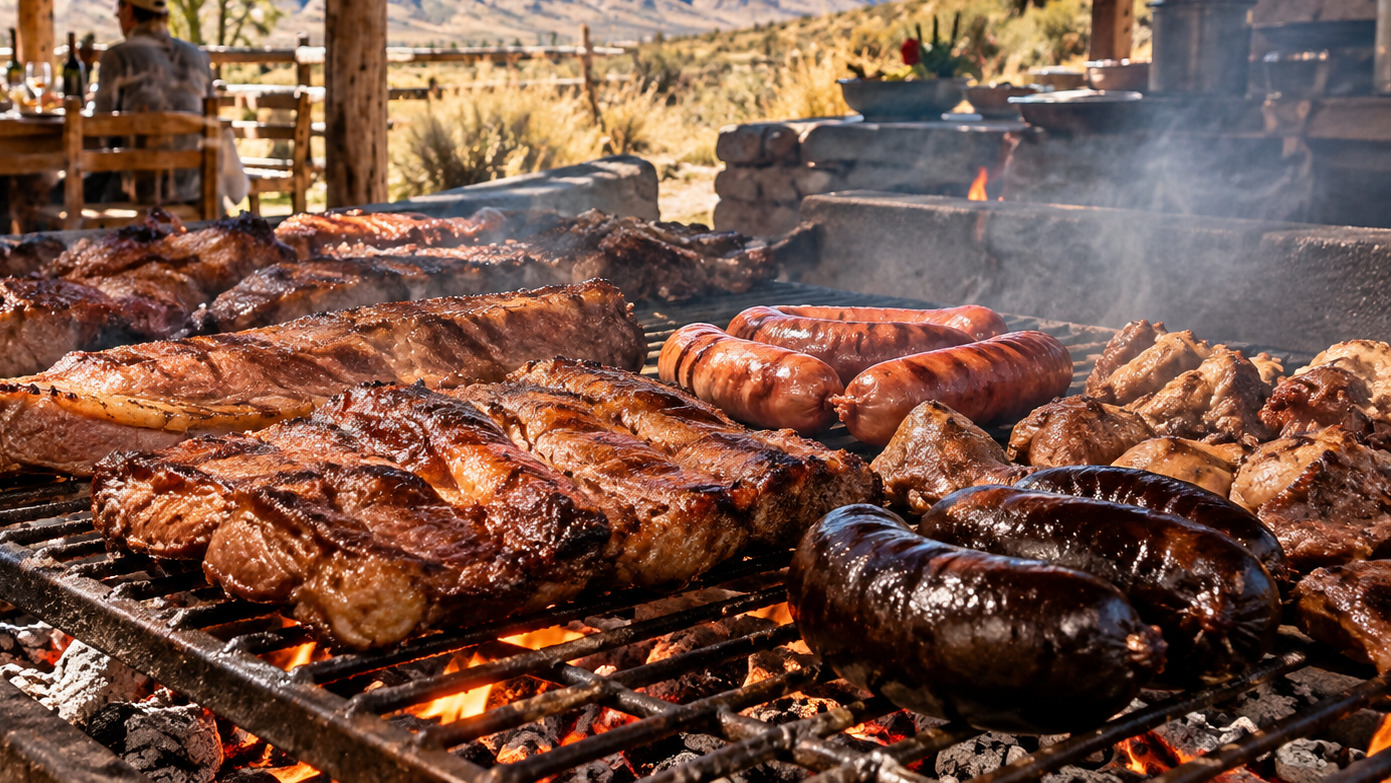 Trekking Cordón del Plata y Quebrada del Cóndor — almuerzo criollo — imagen 9