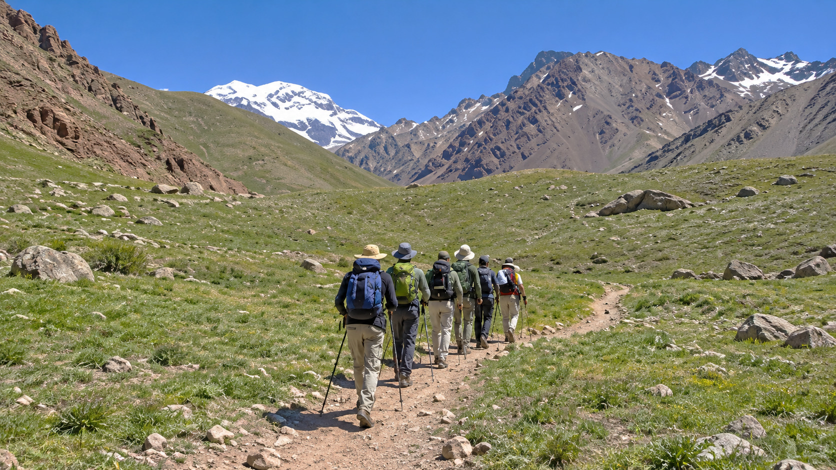 Trekking Cordón del Plata y Quebrada del Cóndor — almuerzo criollo — imagen 17