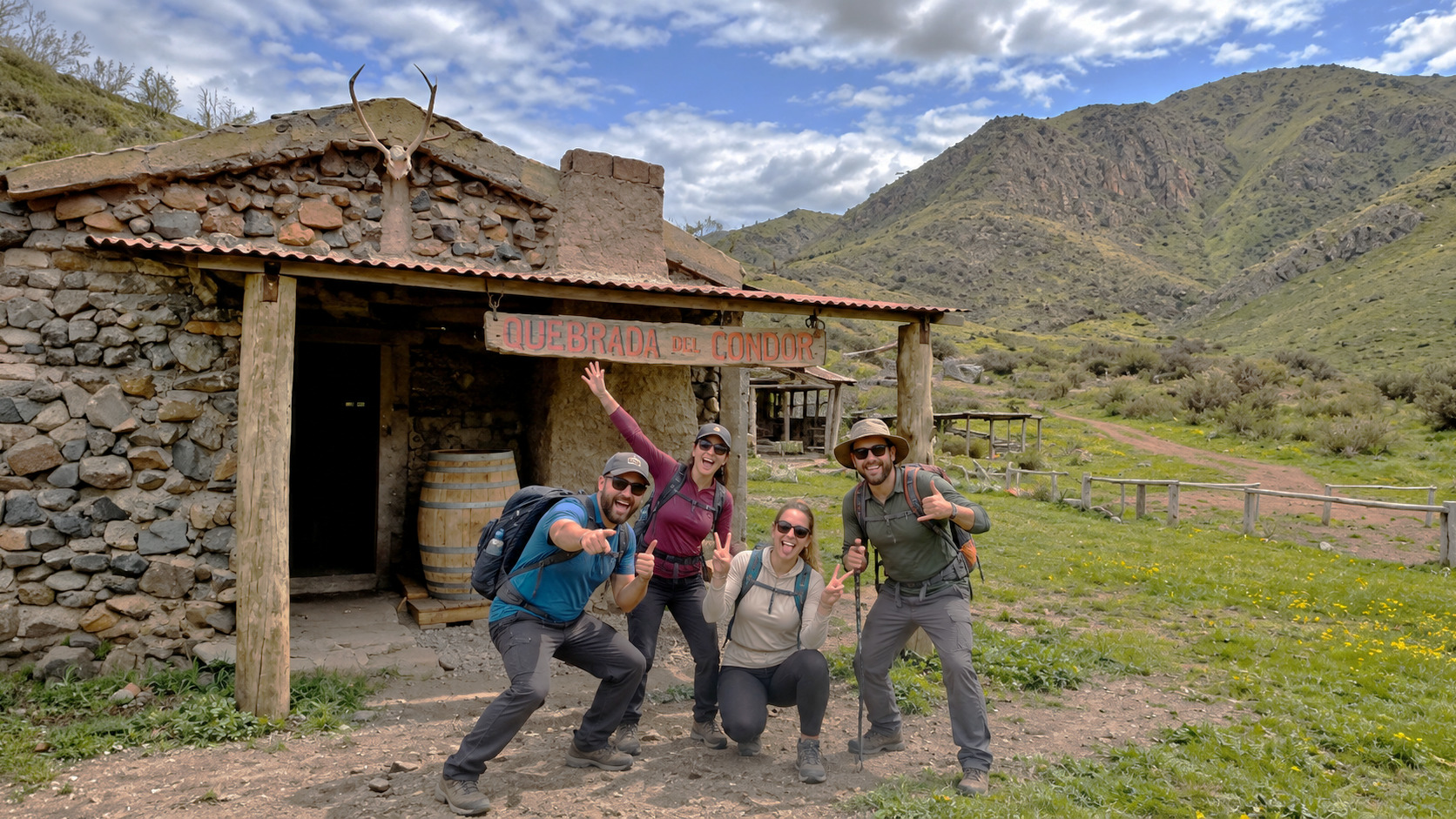 Trekking Cordón del Plata y Quebrada del Cóndor — almuerzo criollo — imagen 19