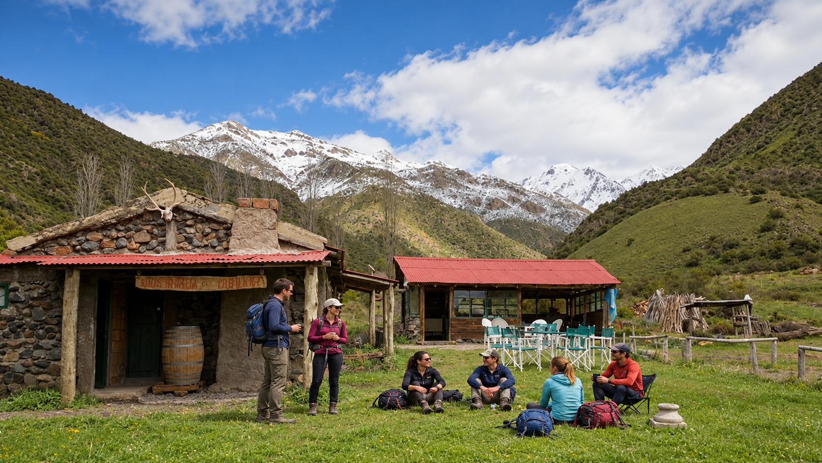 Trekking Cordón del Plata y Quebrada del Cóndor — almuerzo criollo — imagen 21