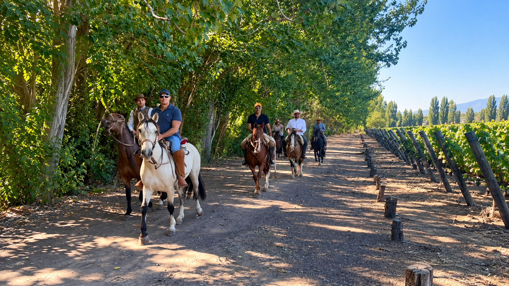 Cabalgata entre viñedos en Mendoza con almuerzo gourmet y maridaje — imagen 7