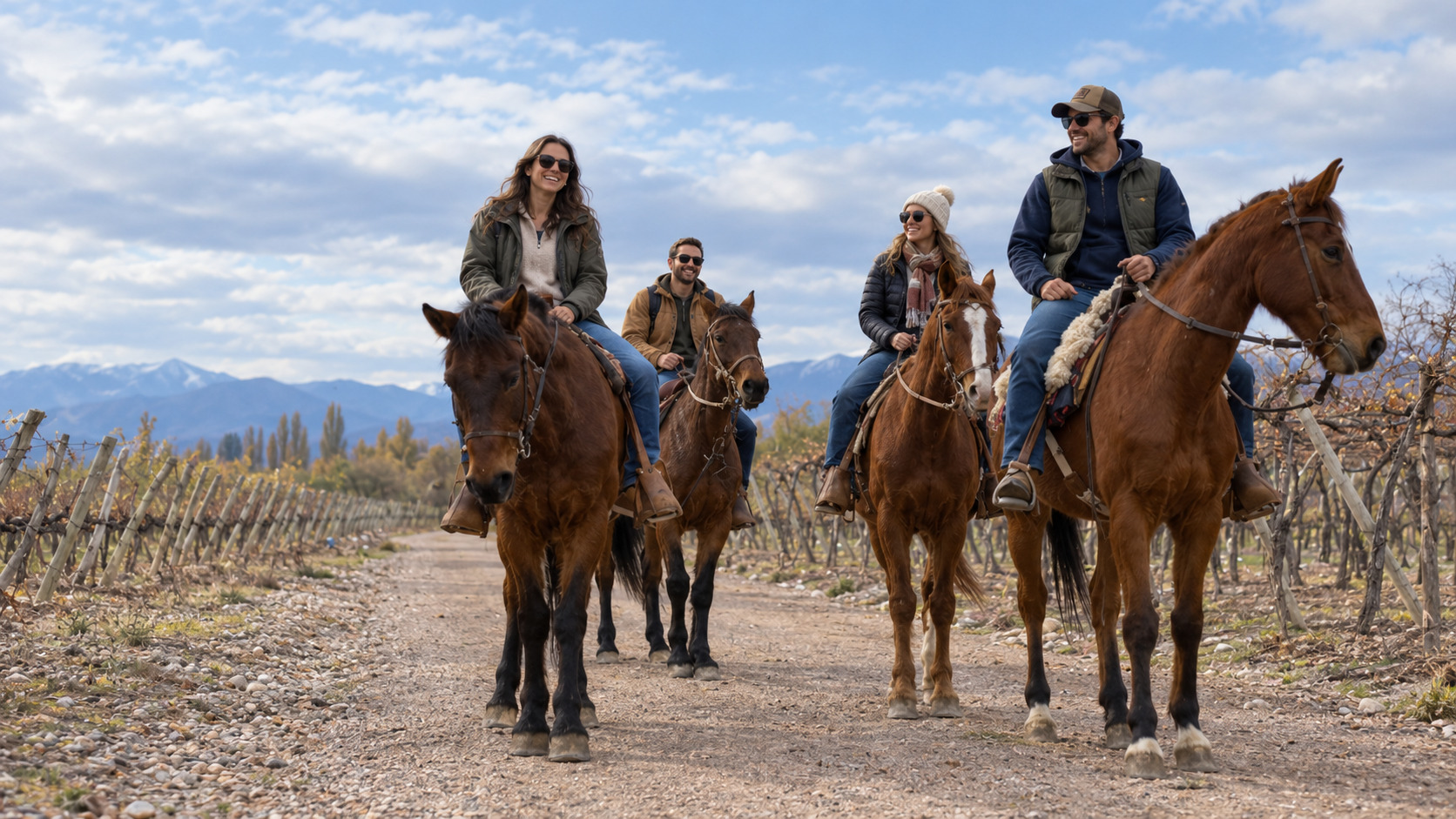 Cabalgata entre viñedos en Mendoza con almuerzo gourmet y maridaje — imagen 11