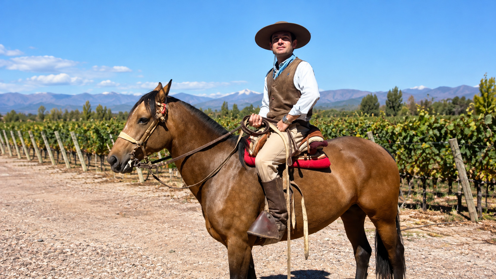 Cabalgata entre viñedos en Mendoza con almuerzo gourmet y maridaje — imagen 20