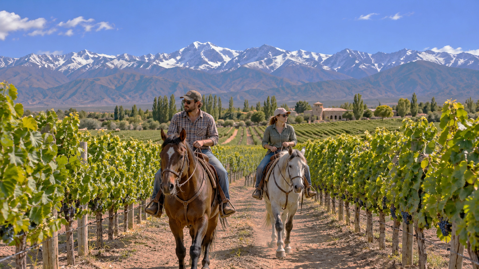 Cabalgata entre viñedos en Mendoza con almuerzo gourmet y maridaje — imagen 28
