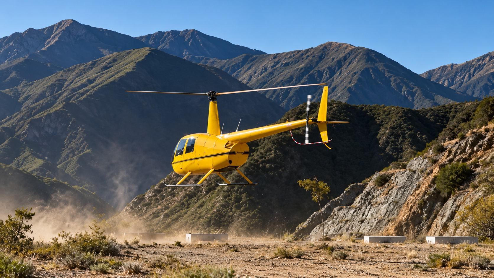 Vuelo en helicóptero sobre el Dique Potrerillos, Mendoza — 10 minutos — imagen 15