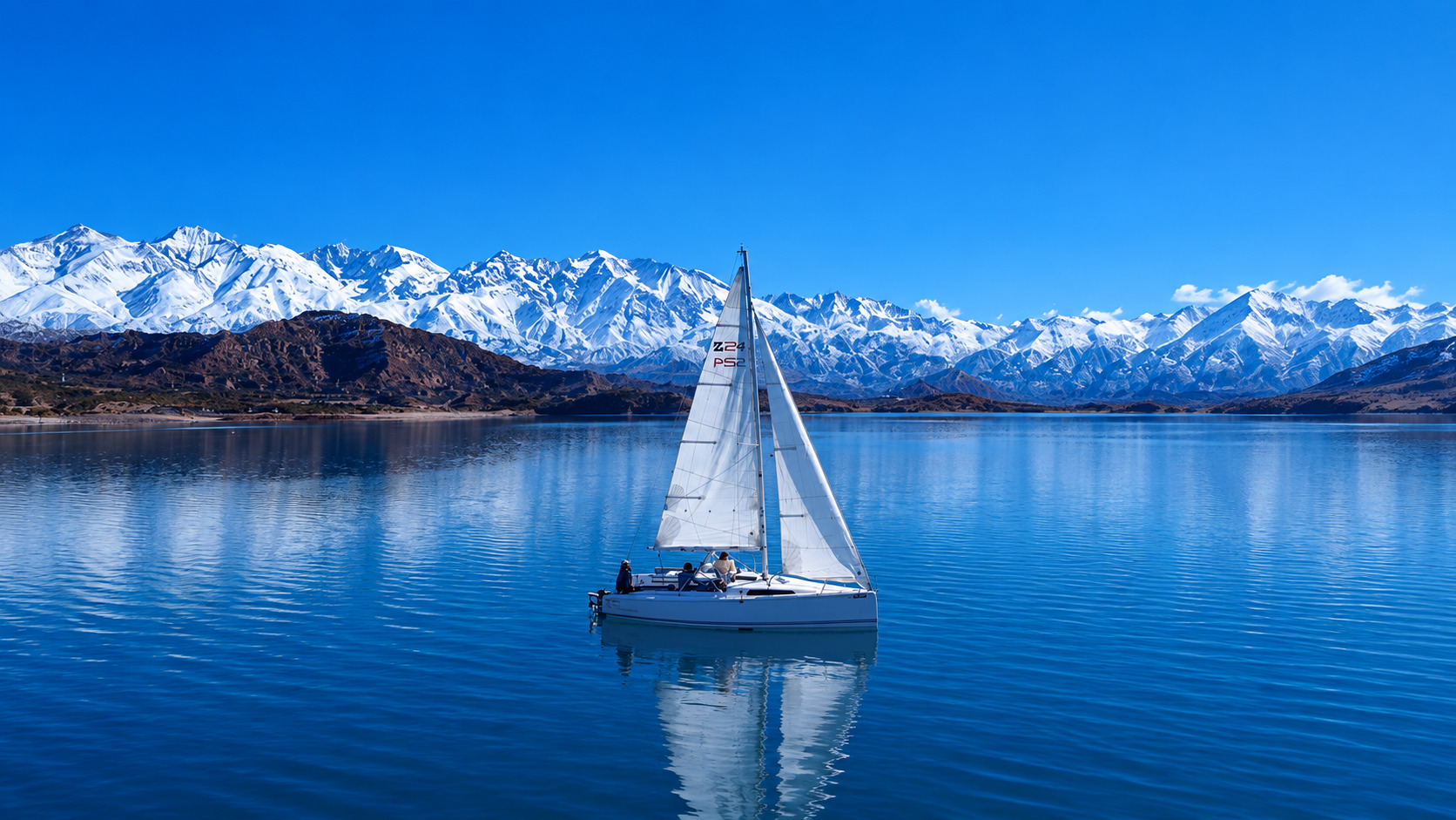 Paseo en velero por el Dique Potrerillos — vino y tabla de quesos — imagen 11