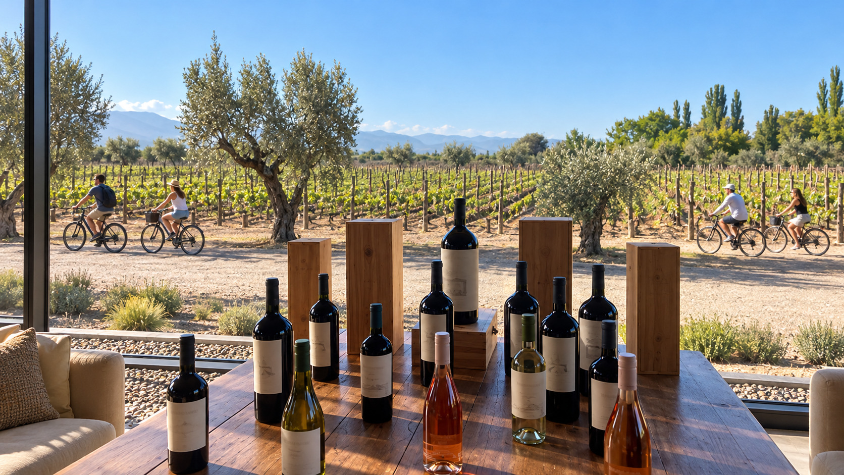 Tour en bicicleta por bodegas de Luján de Cuyo — vinos y almuerzo — imagen 14