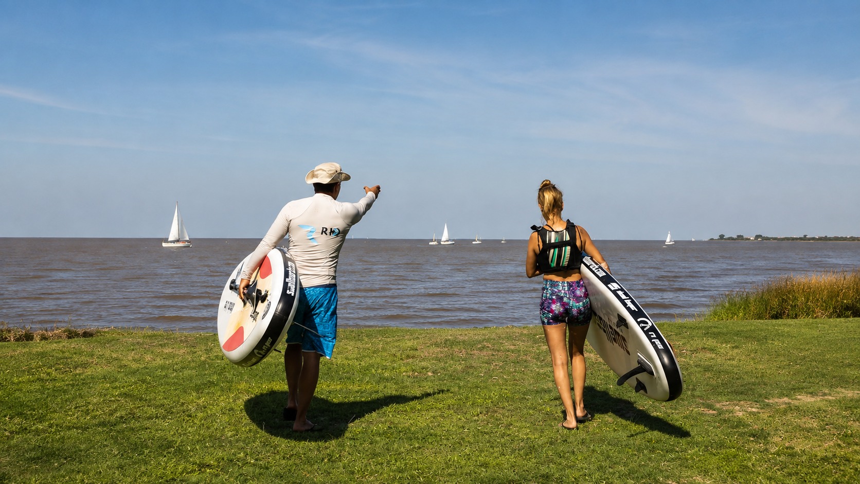 Clase inicial 1 hora de Stand Up Paddle en San Isidro, Río de la Plata — imagen 12