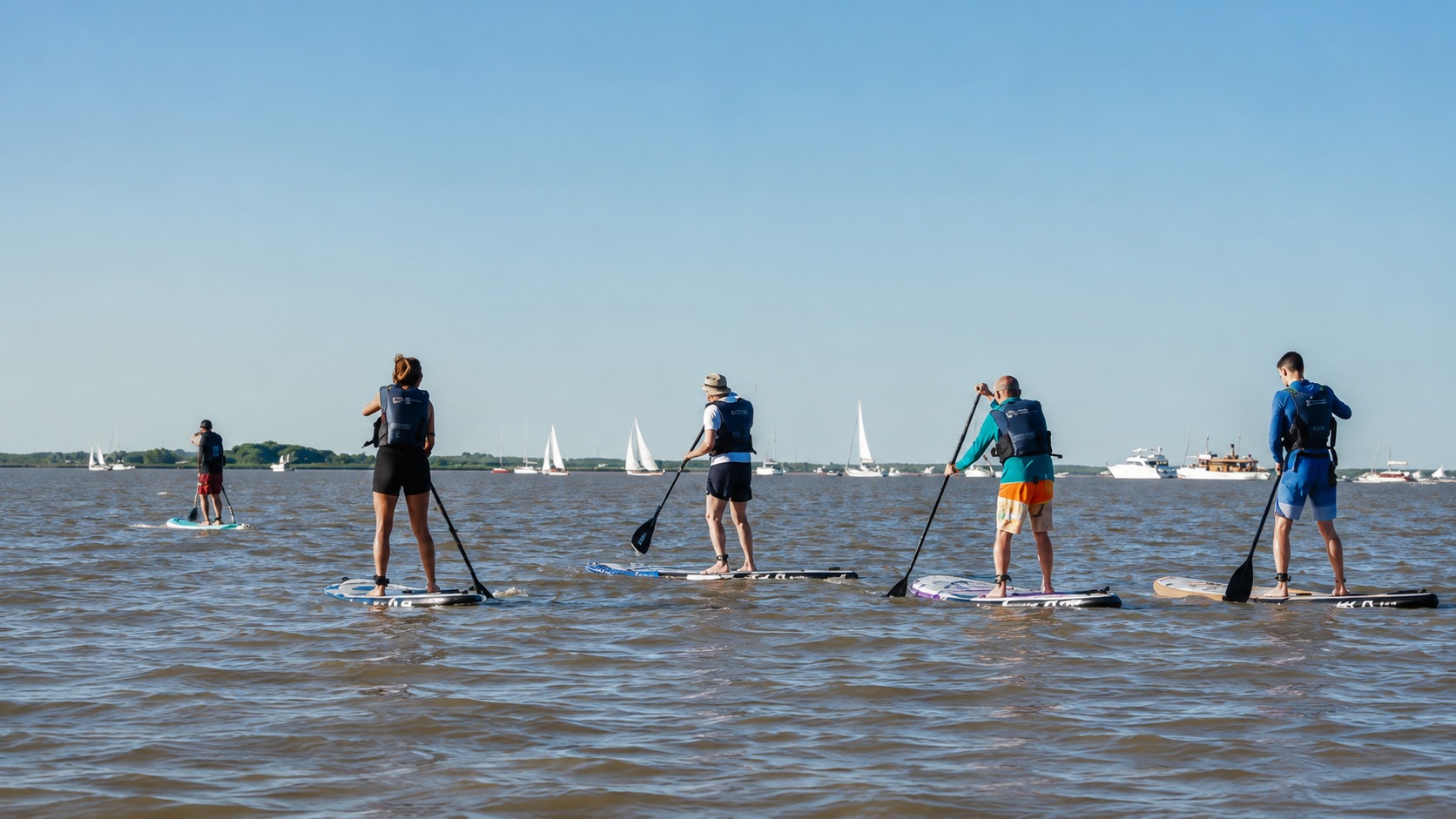 Clase inicial 1 hora de Stand Up Paddle en San Isidro, Río de la Plata — imagen 18