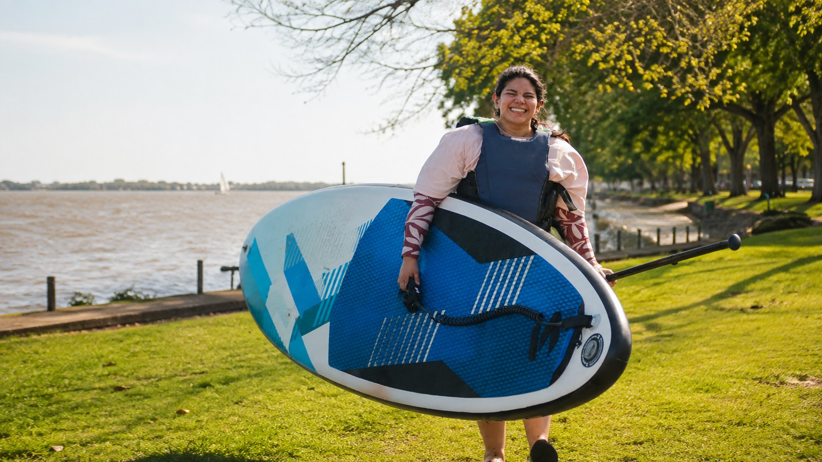 Clase inicial 1 hora de Stand Up Paddle en San Isidro, Río de la Plata — imagen 24