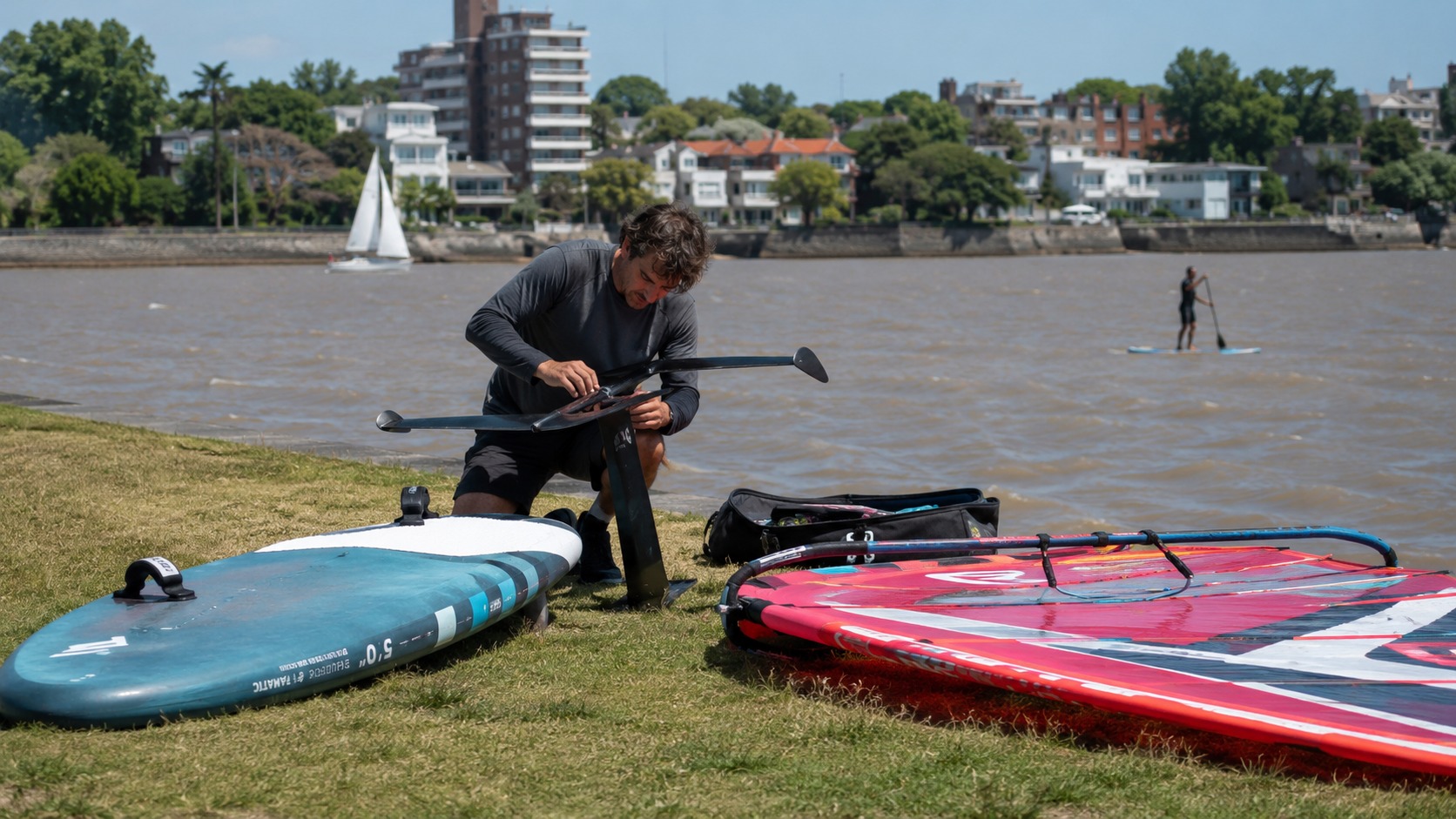 Clase inicial de Windsurf Foil en San Isidro, Río de la Plata — imagen 6