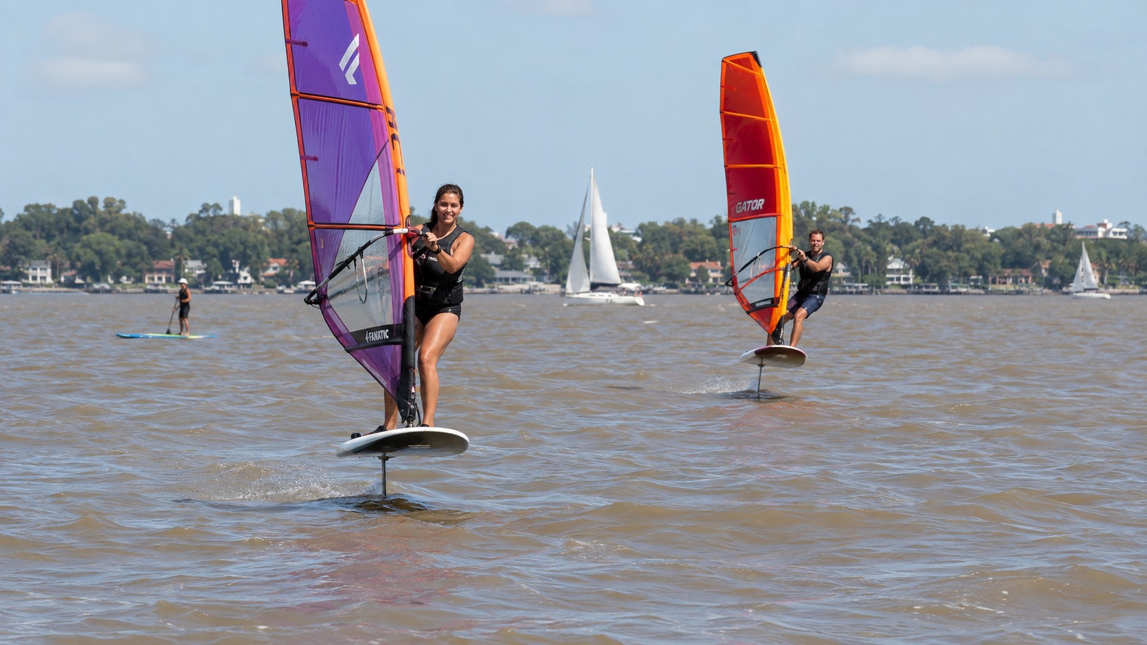 Clase inicial de Windsurf Foil en San Isidro, Río de la Plata — imagen 10