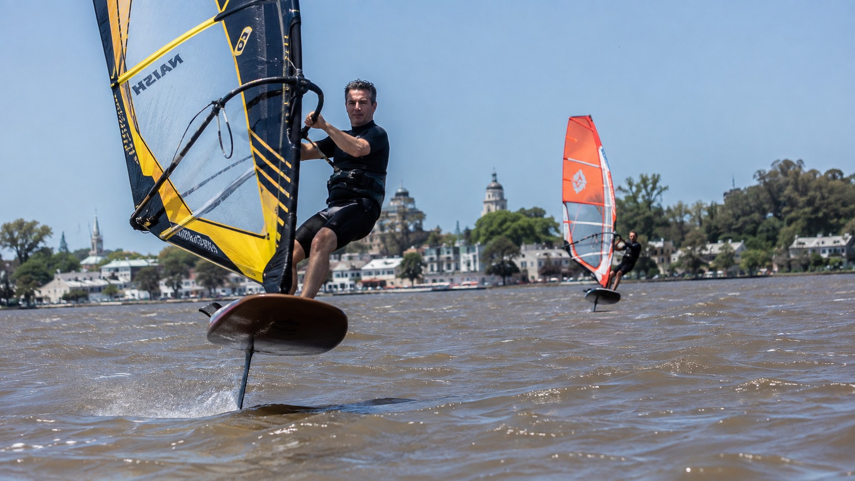 Clase inicial de Windsurf Foil en San Isidro, Río de la Plata — imagen 11