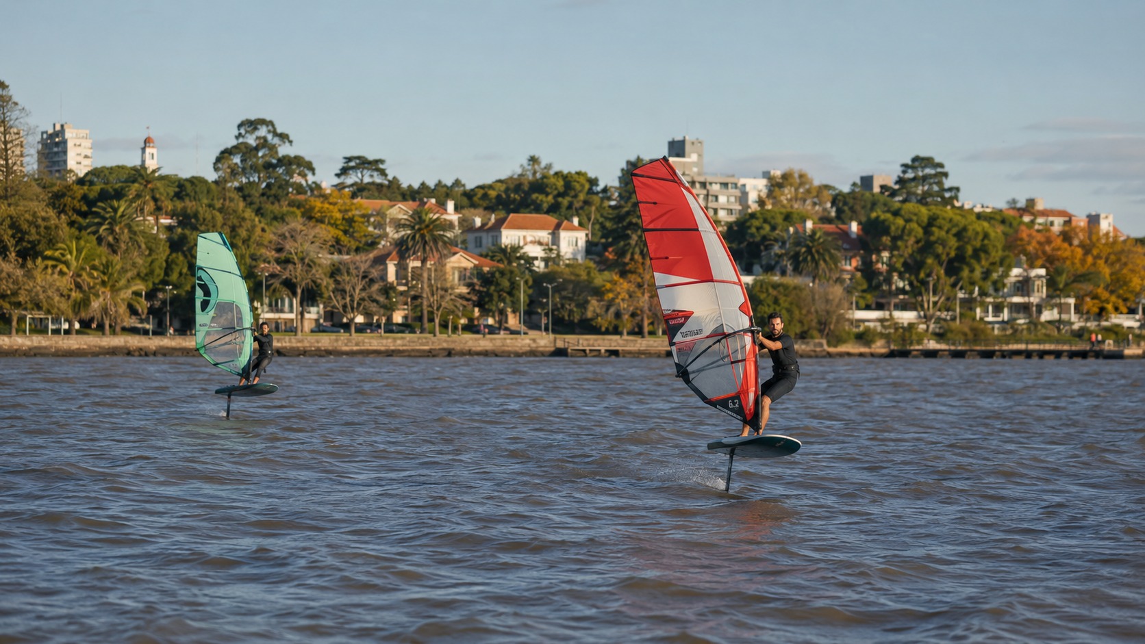 Clase inicial de Windsurf Foil en San Isidro, Río de la Plata — imagen 22