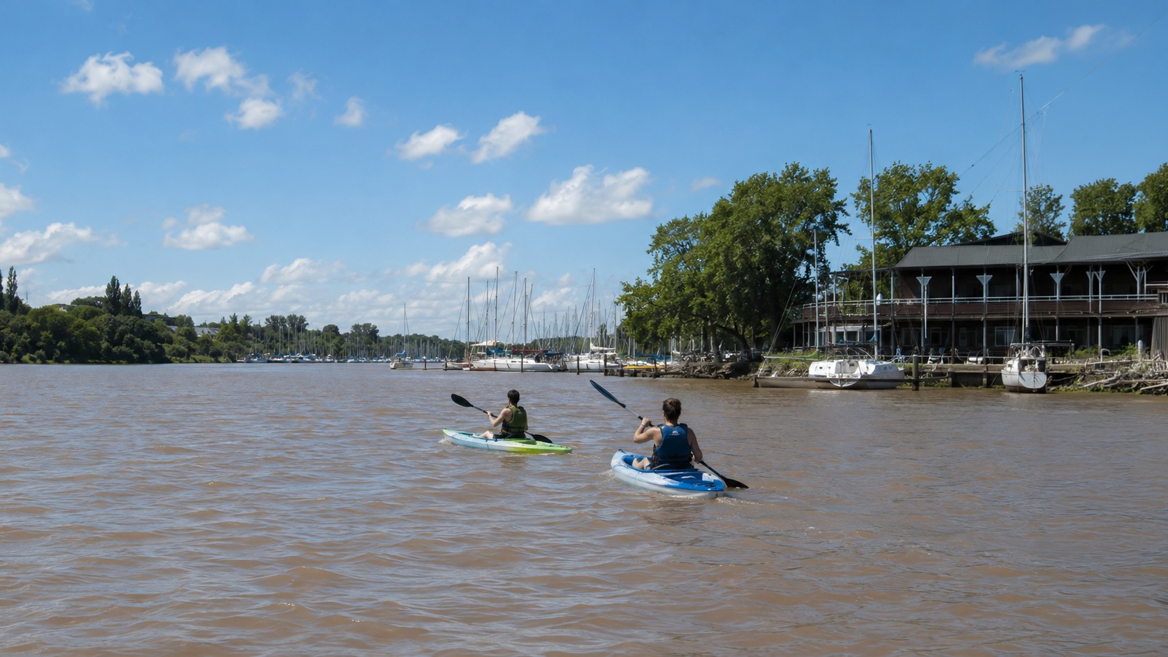 Alquiler de Kayak por hora en San Isidro, costa del Río de la Plata — imagen 6