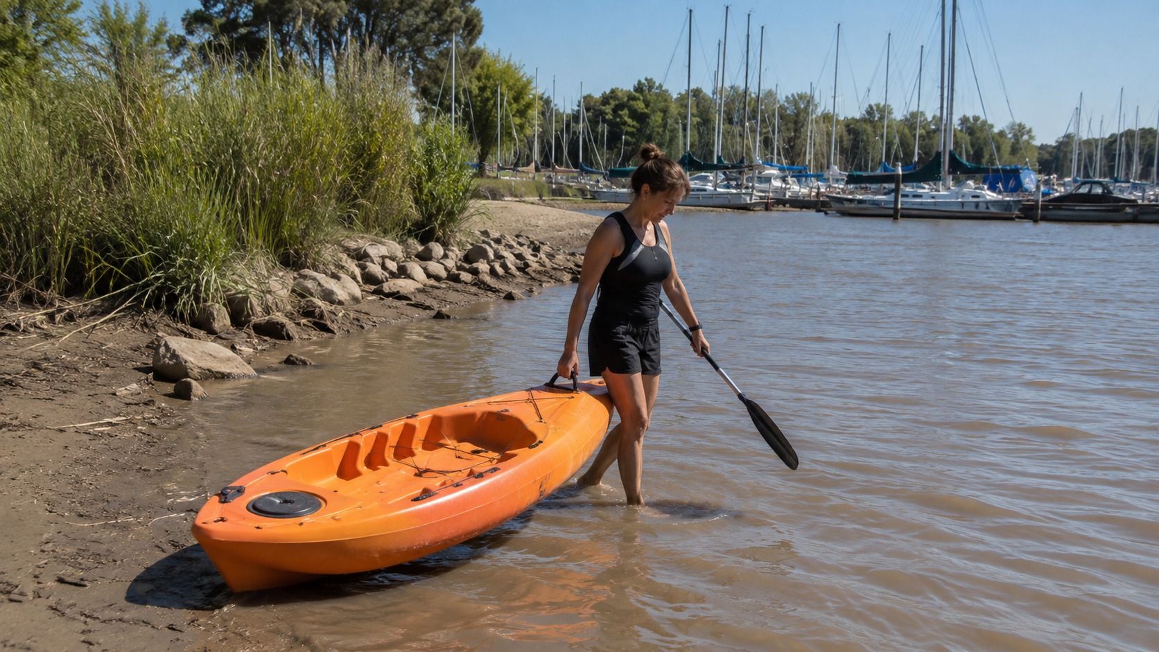 Alquiler de Kayak por hora en San Isidro, costa del Río de la Plata — imagen 8