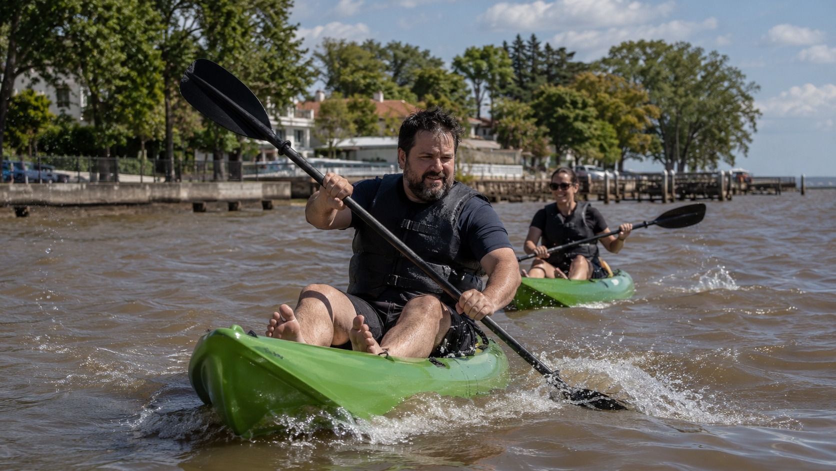 Alquiler de Kayak por hora en San Isidro, costa del Río de la Plata — imagen 15