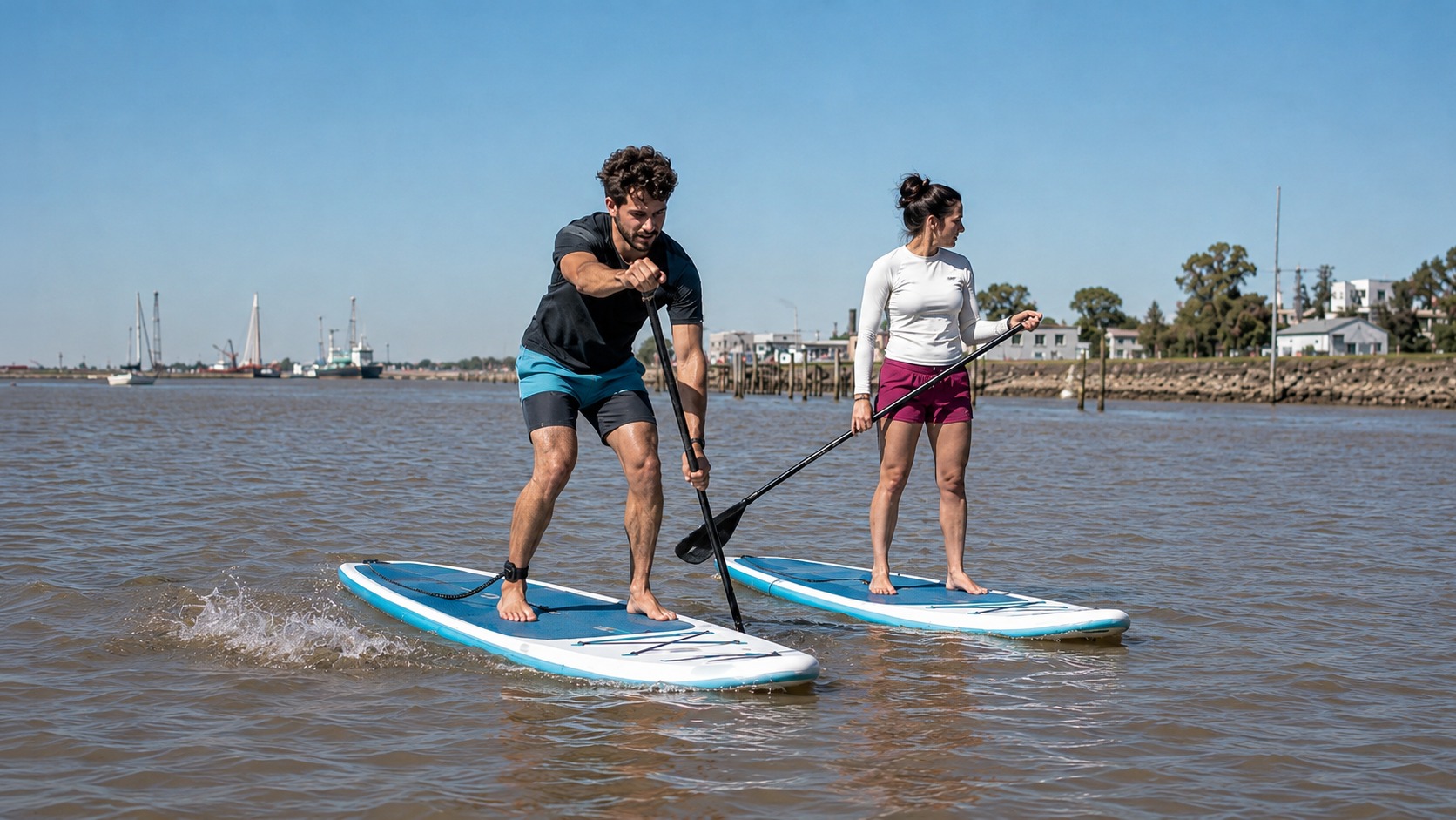 Stand up Paddle para principiantes - Vení y divertite en la bahía — actividad de Experiencias clásicas de aventura combinada