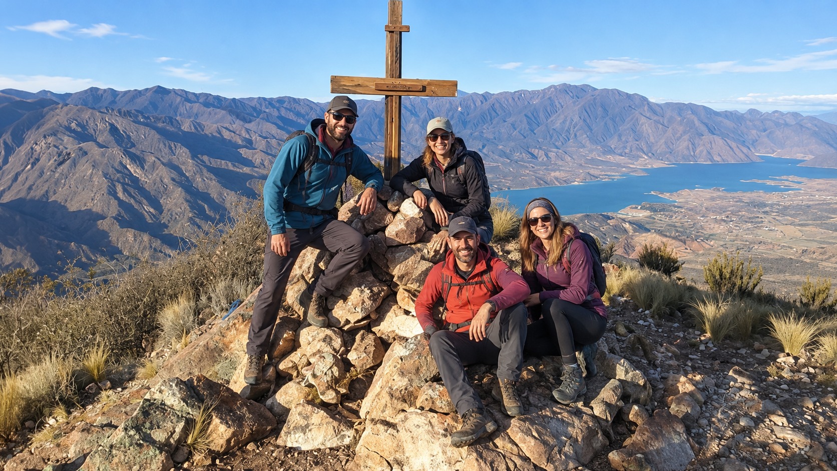 Trekking al Cerro Cabras en Potrerillos, Mendoza — cumbre a 2.160 m — actividad de Senderismo y Trekking