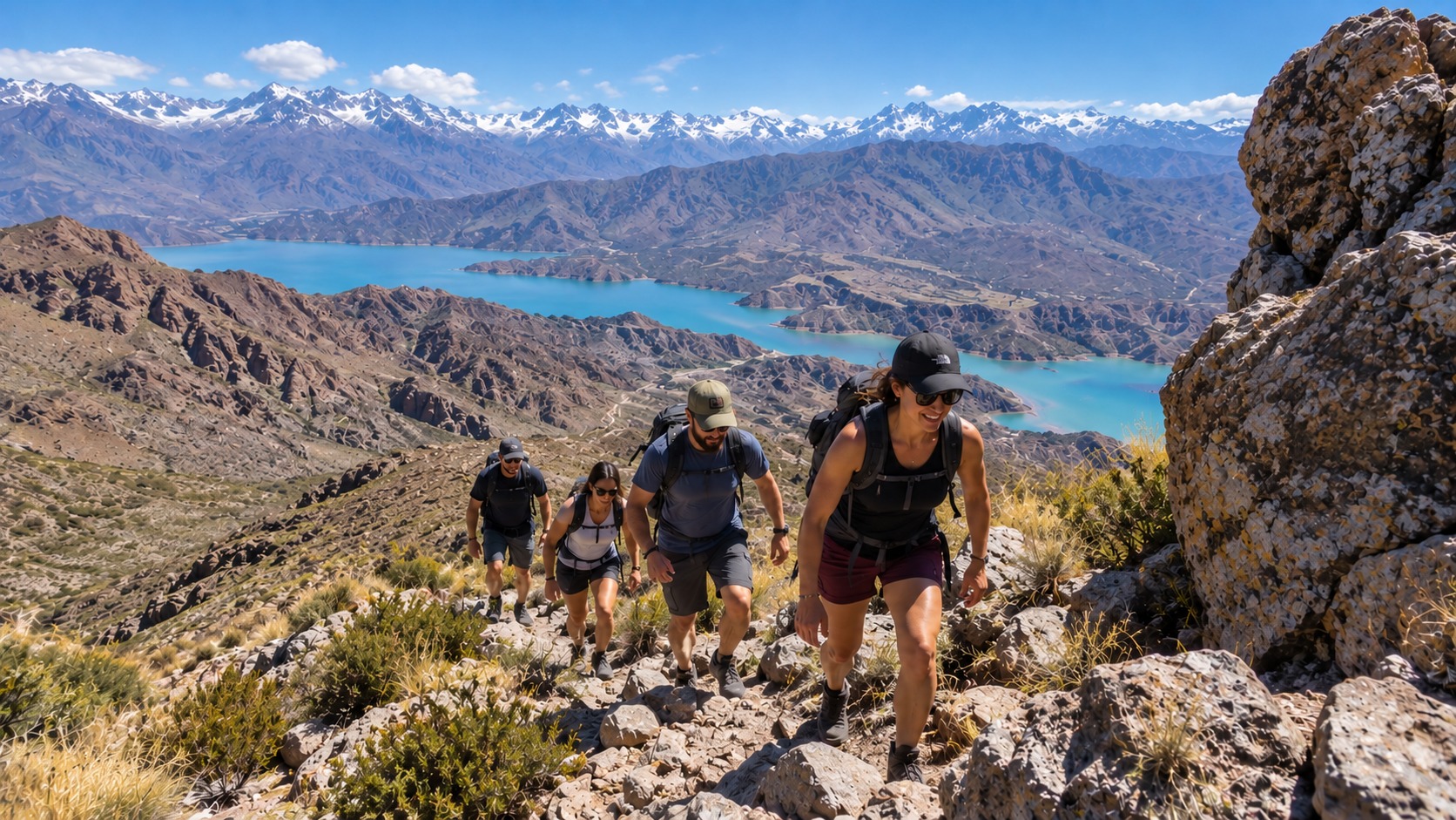 Trekking al Cerro Cabras en Potrerillos, Mendoza — cumbre a 2.160 m — imagen 19