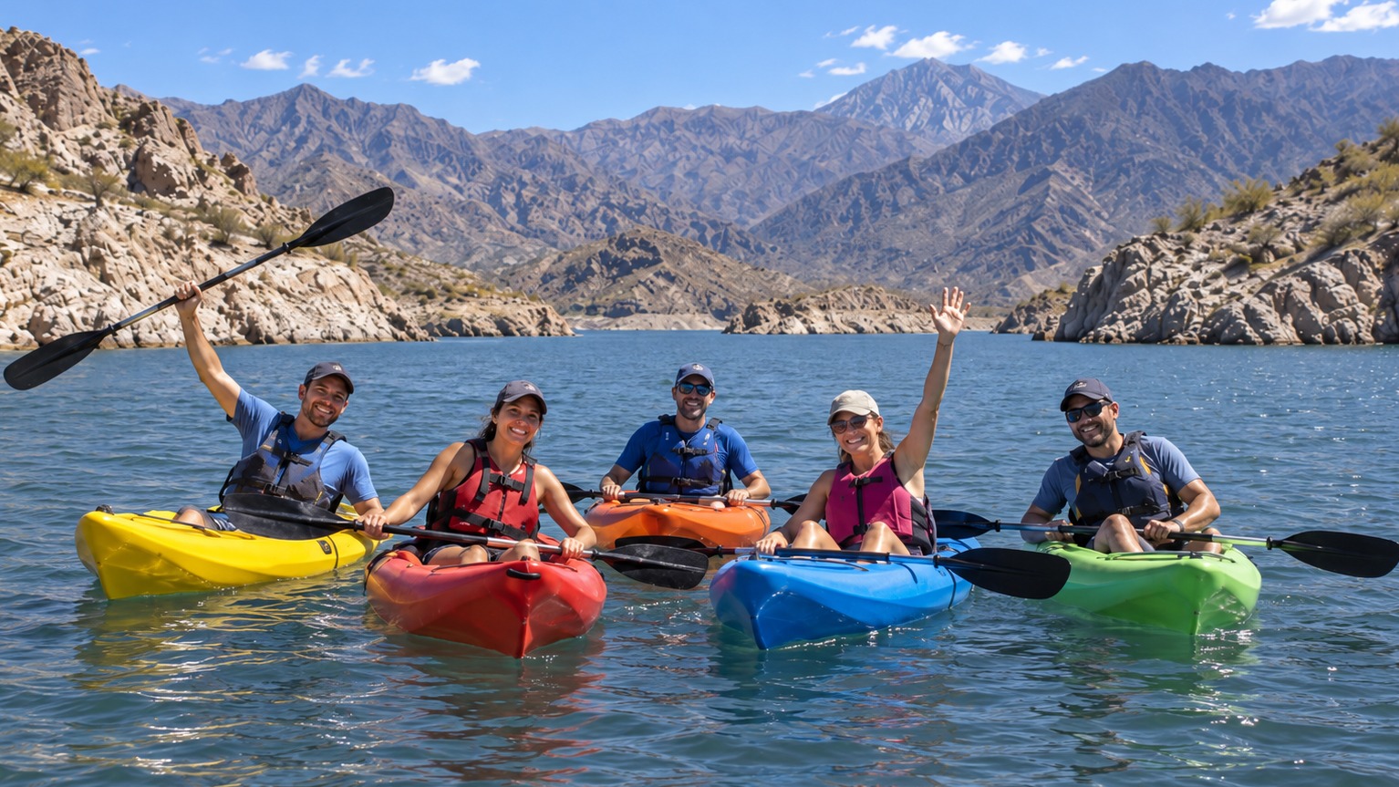 Travesía en kayak por el Dique Potrerillos, Mendoza — 2 horas guiadas — imagen 25