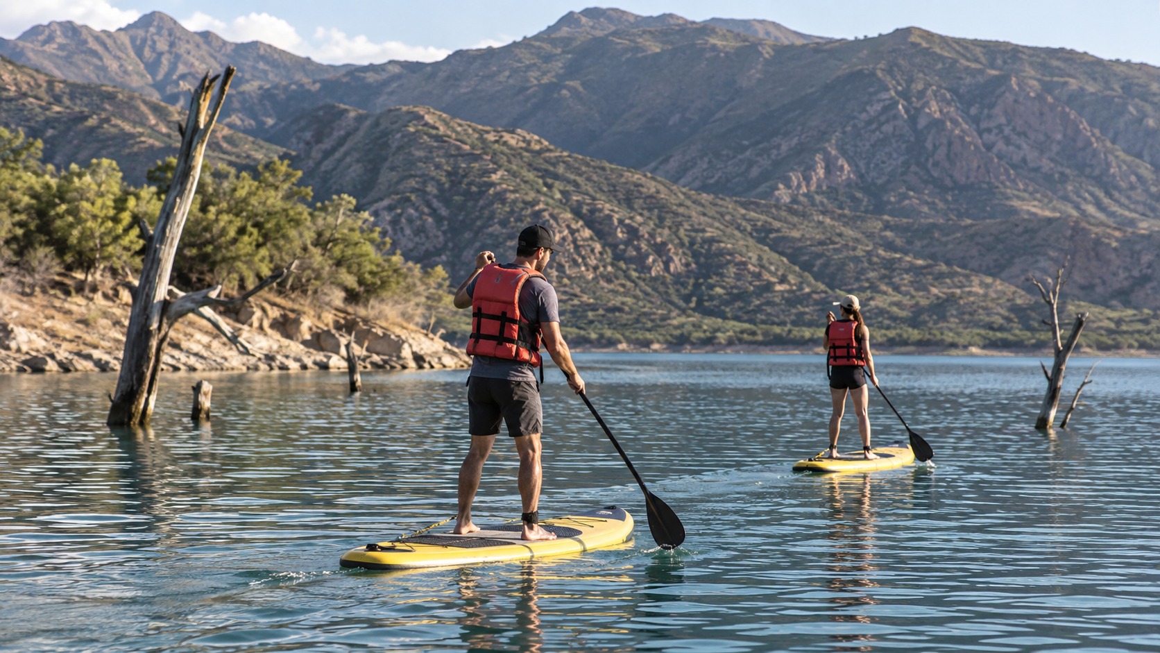 Stand up paddle (SUP) en Dique Potrerillos, Mendoza — 90 min guiados — imagen 2