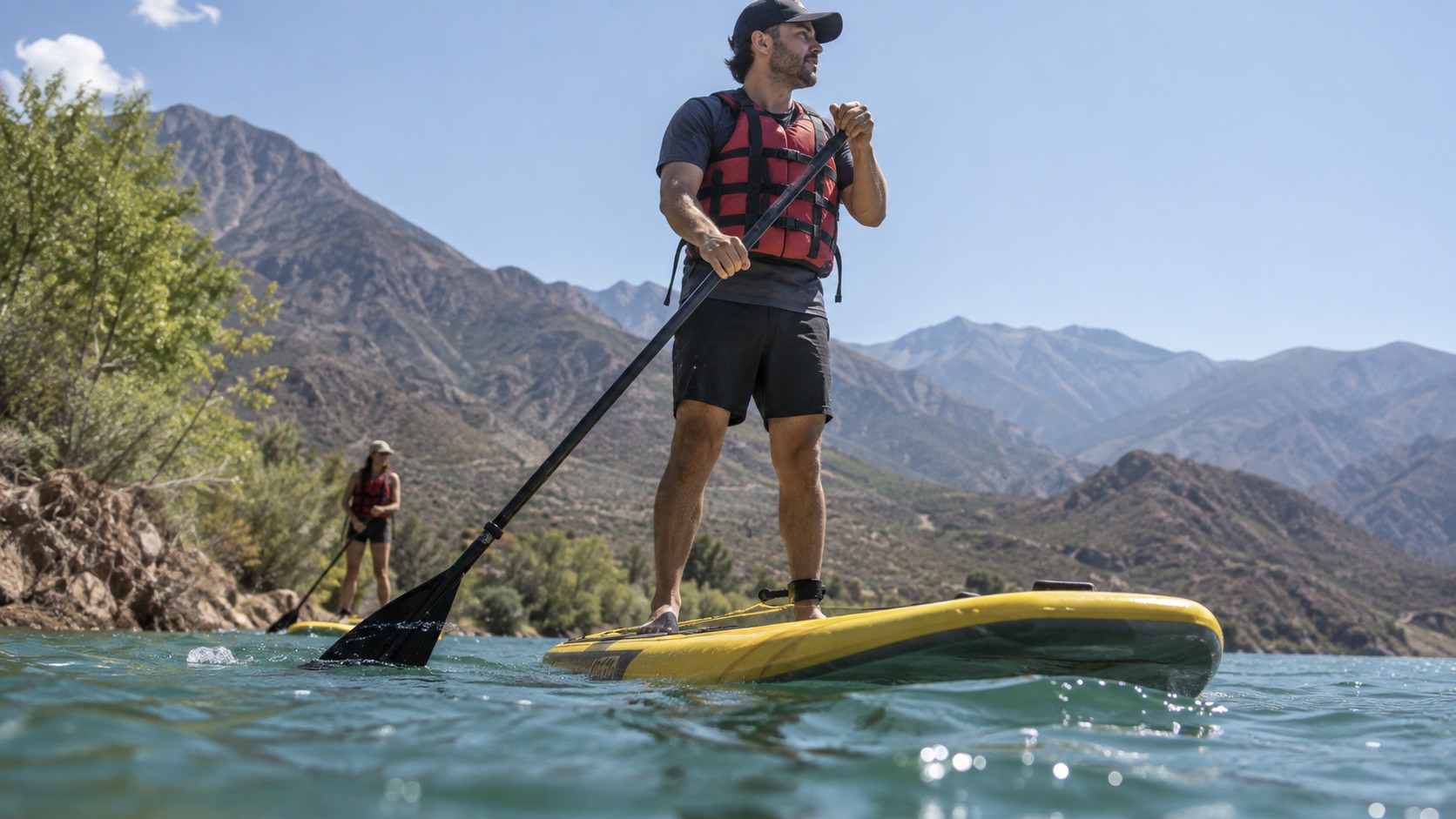 Stand up paddle (SUP) en Dique Potrerillos, Mendoza — 90 min guiados — imagen 3