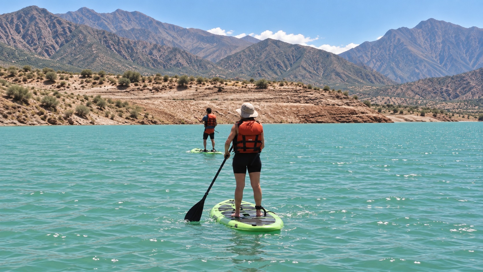 Stand up paddle (SUP) en Dique Potrerillos, Mendoza — 90 min guiados — imagen 5