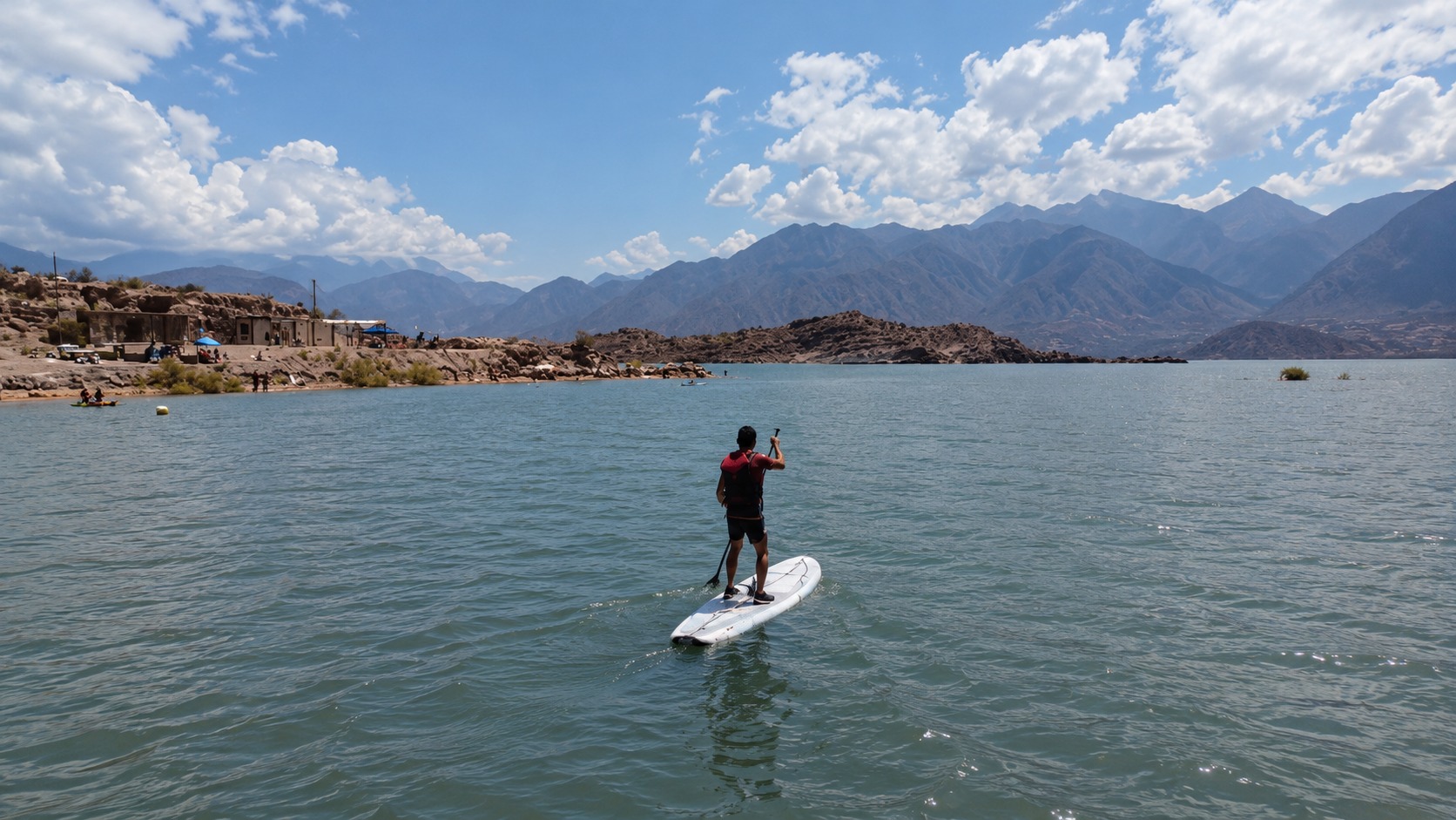 Stand up paddle (SUP) en Dique Potrerillos, Mendoza — 90 min guiados — imagen 9