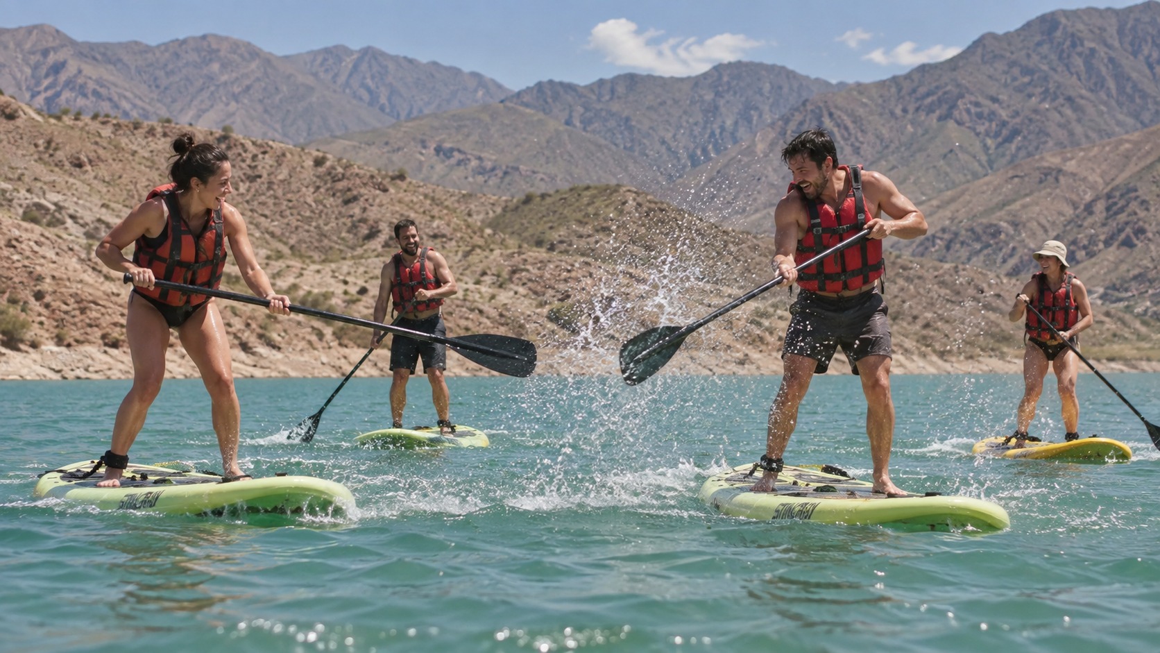 Stand up paddle (SUP) en Dique Potrerillos, Mendoza — 90 min guiados — imagen 11