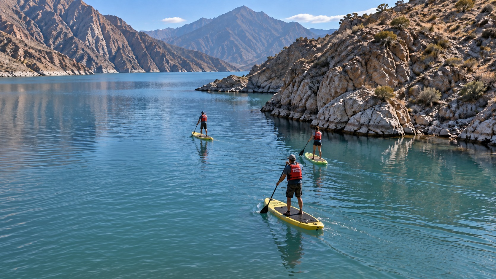 Stand up paddle (SUP) en Dique Potrerillos, Mendoza — 90 min guiados — imagen 13