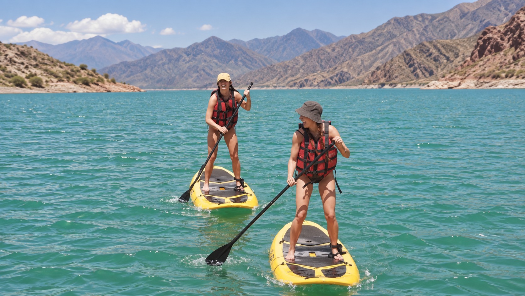 Stand up paddle (SUP) en Dique Potrerillos, Mendoza — 90 min guiados — imagen 23