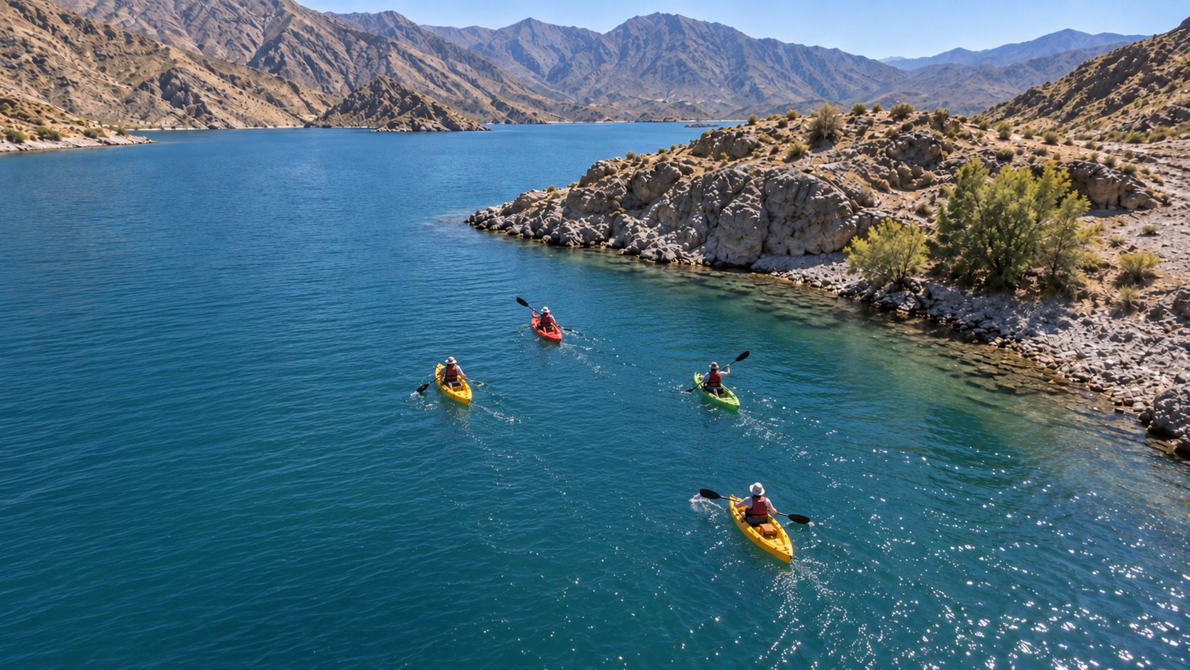 Travesía en kayak por el Dique Potrerillos, Mendoza — 2 horas guiadas — imagen 2