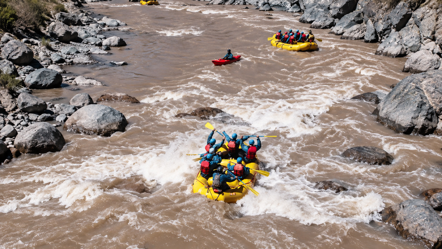 Rafting día completo en Río Mendoza, Potrerillos — 30 km de aventura — imagen 3