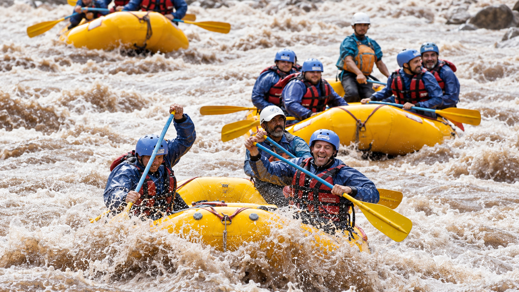 Rafting en el Río Mendoza, Potrerillos — 12 km de rápidos clase III — imagen 4
