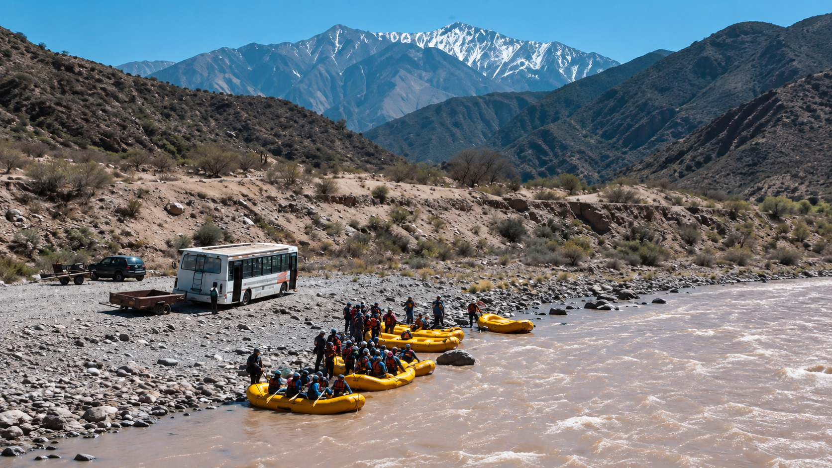 Rafting día completo en Río Mendoza, Potrerillos — 30 km de aventura — imagen 15