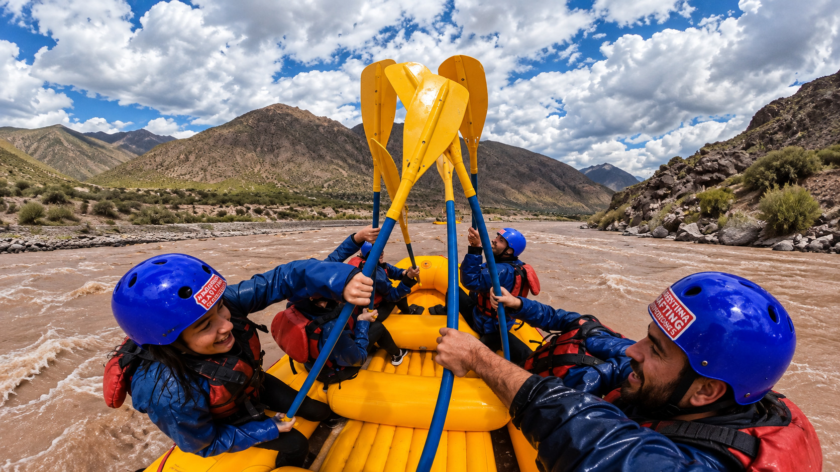 Rafting en el Río Mendoza, Potrerillos — 12 km de rápidos clase III — imagen 17