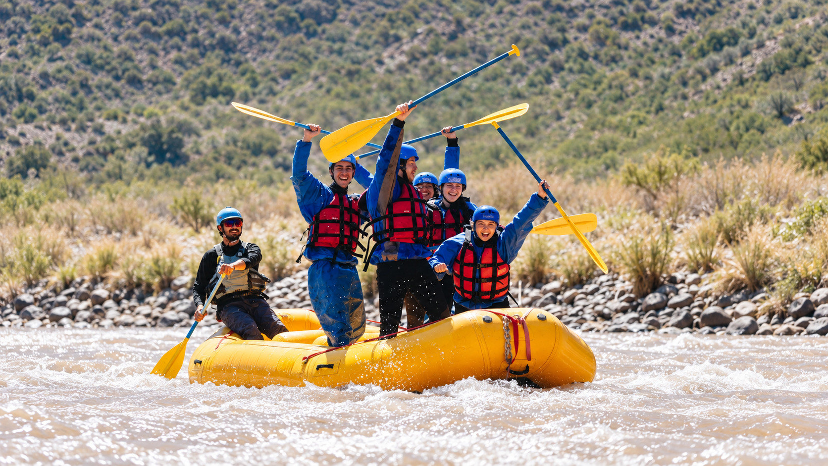 Rafting en el Río Mendoza, Potrerillos — 12 km de rápidos clase III — imagen 27