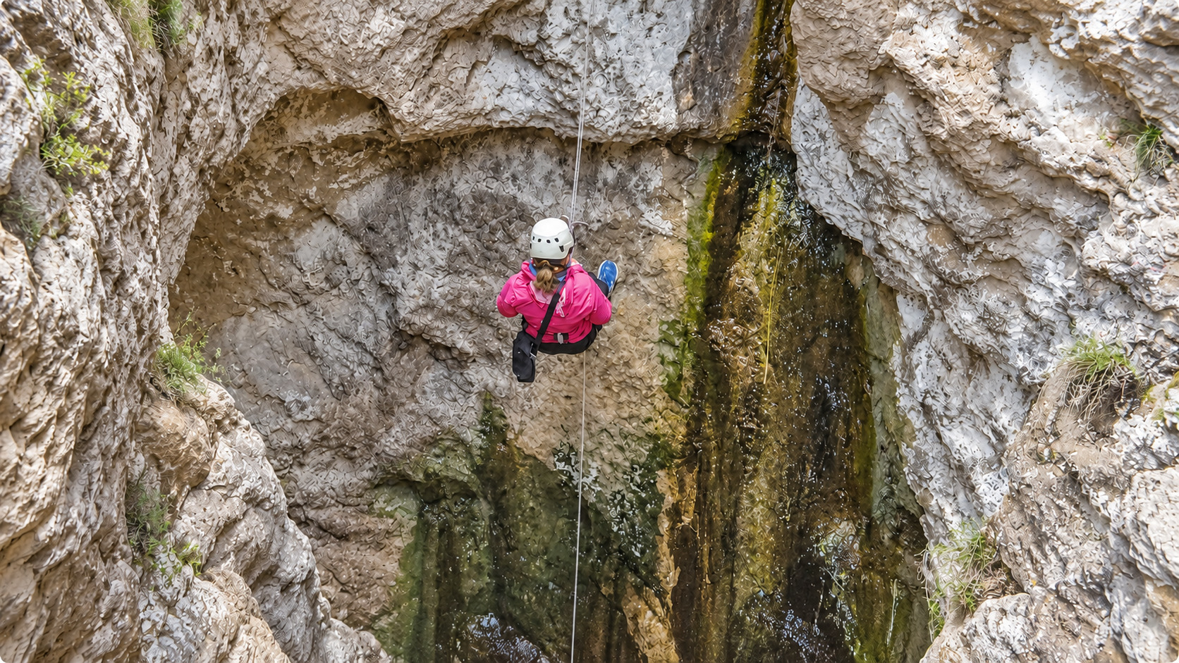 Rappel Garganta del Diablo, Potrerillos — trekking y descenso vertical — imagen 5