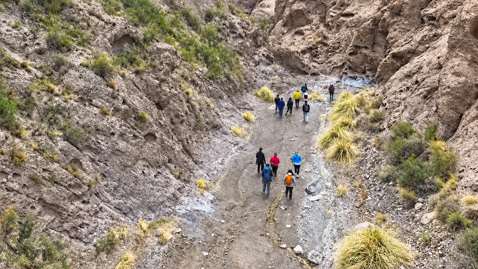Rappel Garganta del Diablo, Potrerillos — trekking y descenso vertical — imagen 11